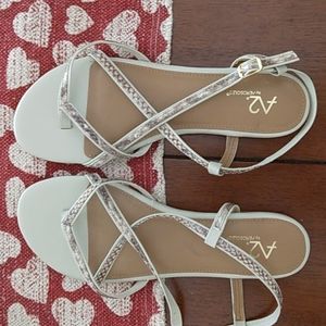 Beige sandals